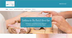 Desktop Screenshot of footandhandspa.com